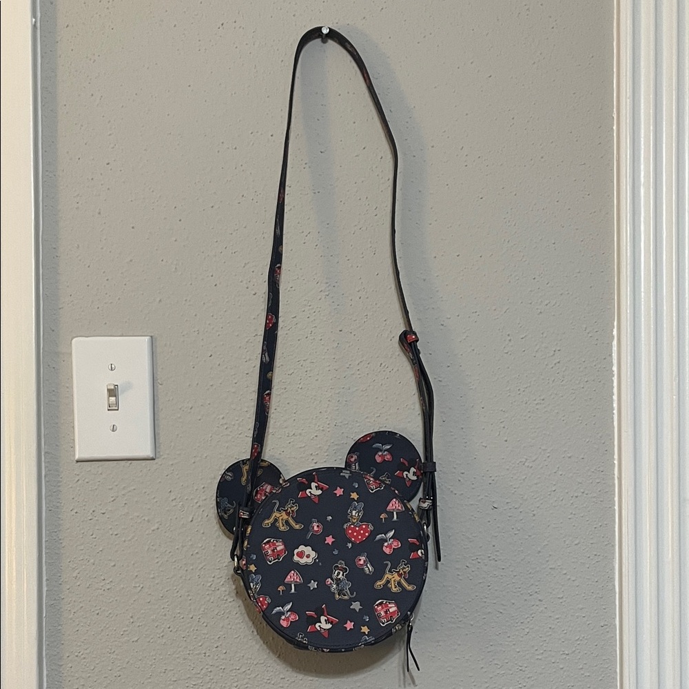 Navy Blue Mickey Mouse Shaped Bag from Disney